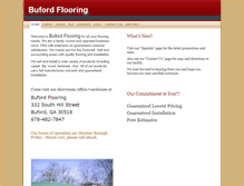 Tablet Screenshot of bufordflooring.com